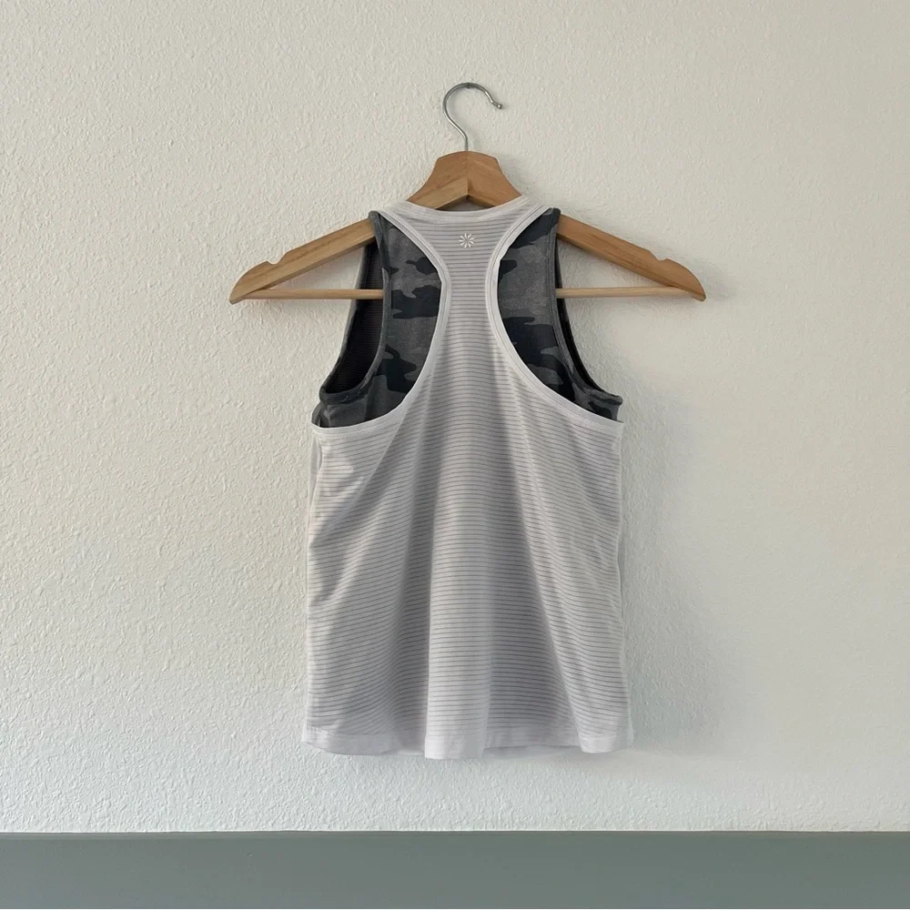 ATHLETA GIRL TIE BREAKER TANK in camo size M 8-10